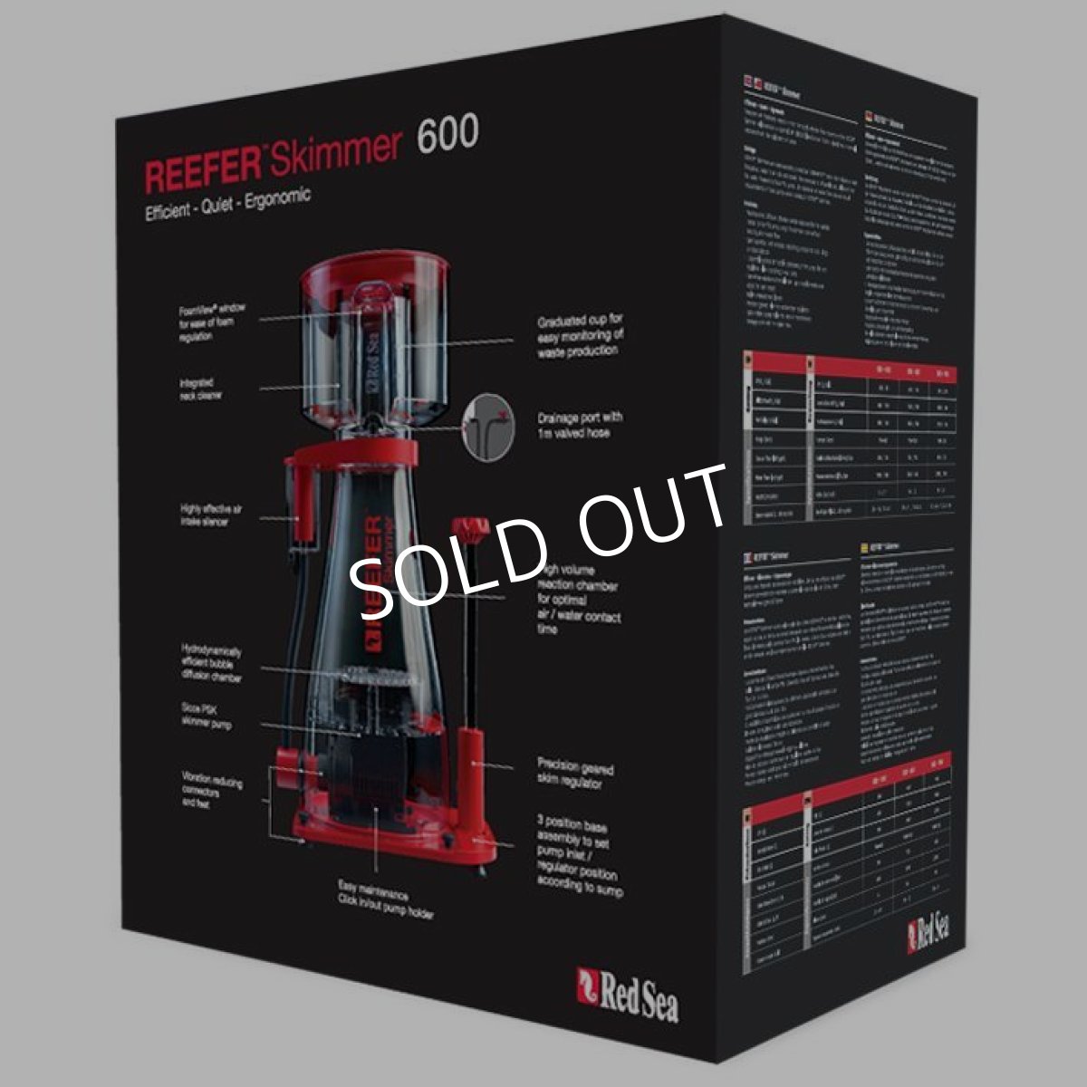 画像2: RedSea REEFER AC Skimmer ９００(RSK-900) 60Hz (2)