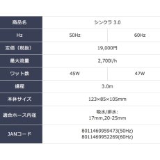 画像2: 水陸両用ポンプ Syncra シンクラ3,0 60Hz用  (2)