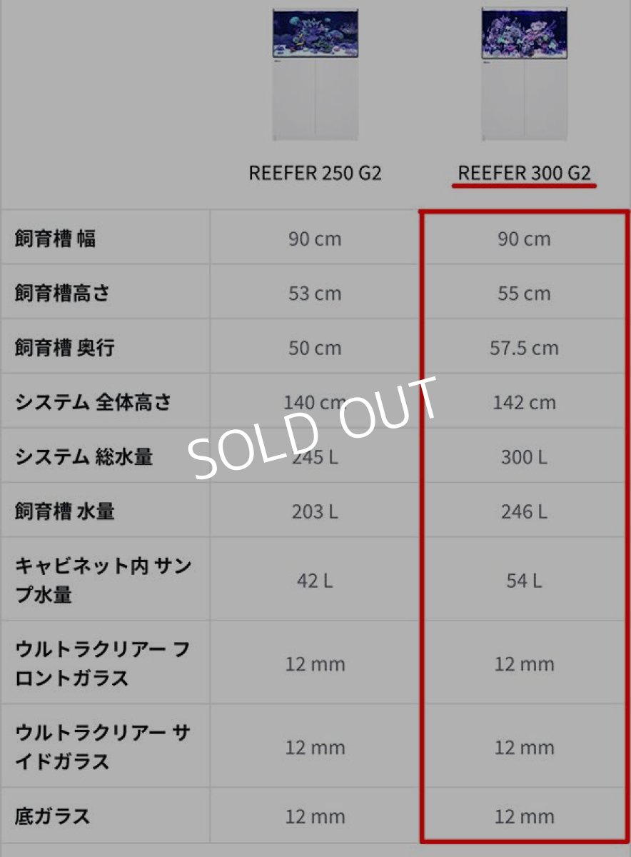 画像18: レッドシー REEFER 300 G2 +　ホワイトキャビネット (18)