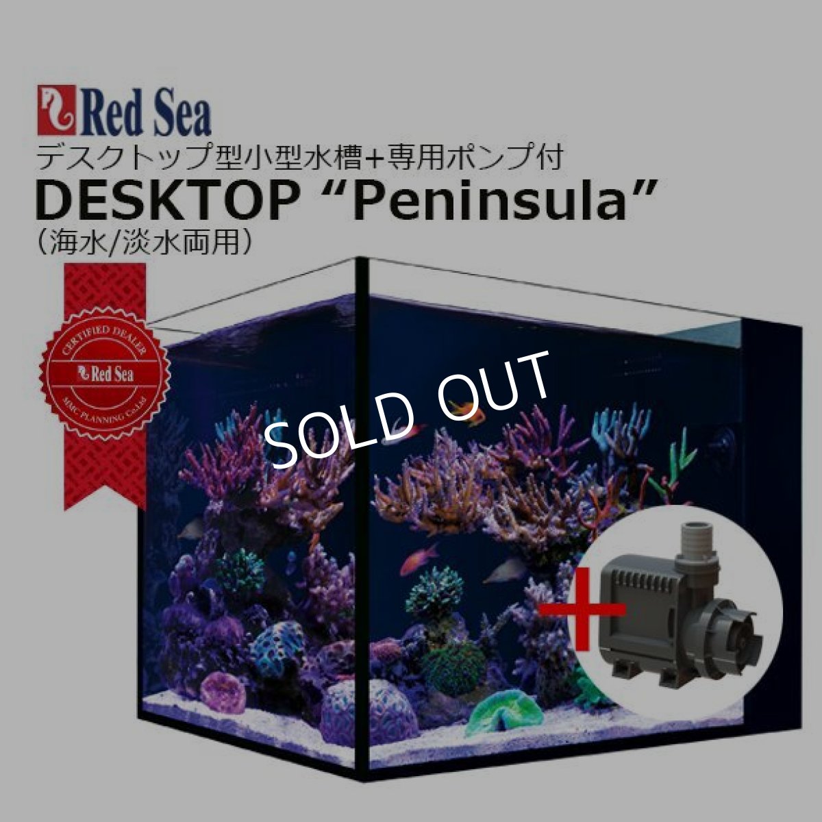画像1: レッドシー デスクトップ ペニンシュラ  +純正ポンプセット DESKTOP Peninsula +Circulation Pump950 (1)
