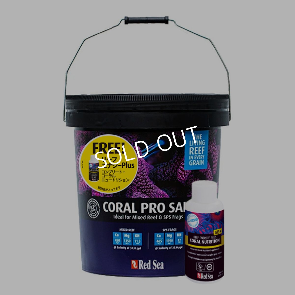 画像2: レッドシー 人工海水  コーラルプロソルト22kgボーナスパック （黒バケツ大） (2)