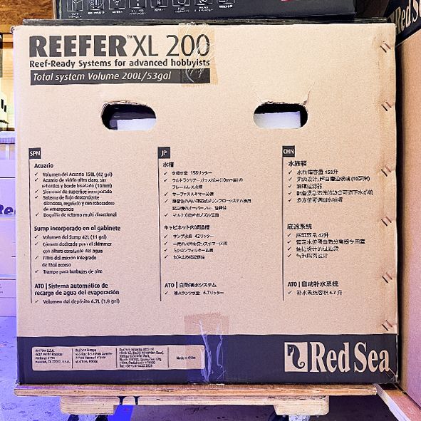 画像1: ■会員様特別価格■１台限り　RedSea REEFER 200XL （フランジ付き）ホワイトキャビネット (1)